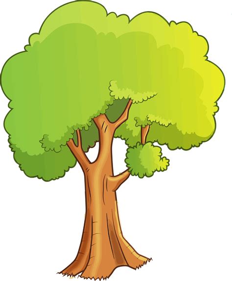 Trees Background Drawing