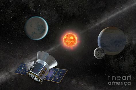 Transiting Exoplanet Survey Satellite Photograph By Nasascience Photo