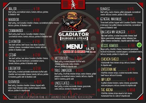 Gladiator Burger And Steak Food Review And Ratings Zhaboom