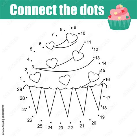 Connect The Dots Children Educational Drawing Game Dot To Dot By