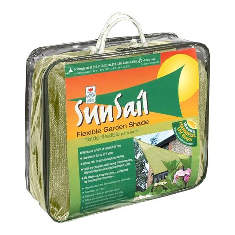 Guarda tus direcciones y tarjetas para comparar más fácil y rápido, crea listas de favoritos, recompra tus productos,da seguimiento a tus órdenes y más. Easy Gardener 11.8 ft. Sun Sail Triangle Garden Shade in ...