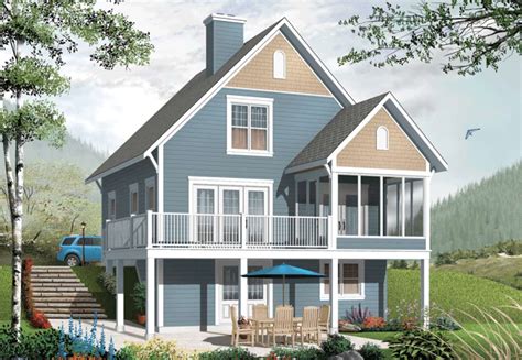 Lake Front Plan 1356 Square Feet 3 Bedrooms 2 Bathrooms 034 01040