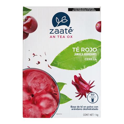 Zaaté Té Rojo Tisana Jamaica Arándano Sabor Cereza 1 Kg Costco México