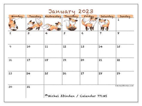 Printable Calendars By Michel Zbinden Calendrier Janvier Calendrier
