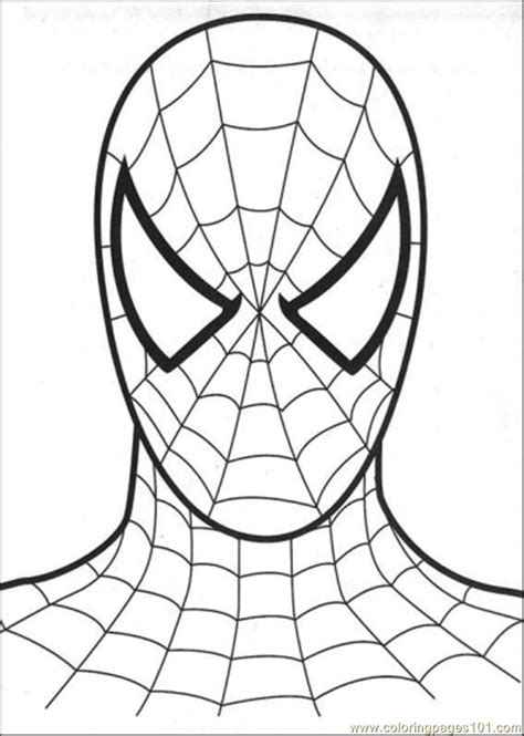 Kids Page Spiderman Paper For Kids Coloring Pages