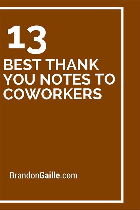 Best Thank You Notes To Coworkers Thank You Quotes For Coworkers Thank You Messages Thank
