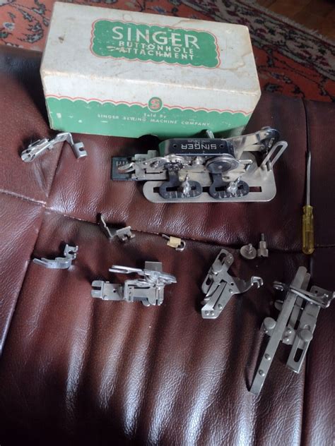 Singer Buttonholer Sewing Machine Attachment And Other Attachments No