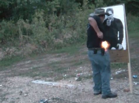 Derek Tex Grebner Man Shoots Himself In Leg Video Huffpost