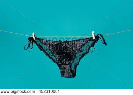 Black Panties On Rope Image Photo Free Trial Bigstock