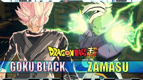 Goku Black Ssj Rose And Zamasu Vs Goku And Vegeta Dragon Ball Super