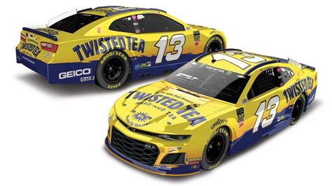 All rights reserved to nascar. 2019 NASCAR Cup Series Paint Schemes - Team #13 Germain Racing