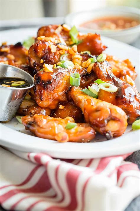 Pair it with a creamy gorgonzola dipping sauce and it's a party hit! Sweet And Sour Chicken Wings - Foodness Gracious