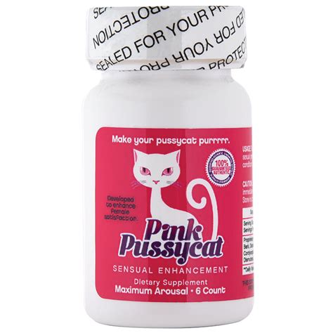 Pink Pussycat Pill 6ct Zinful Pleasures