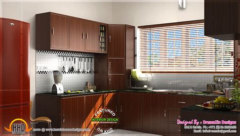 Kitchen interior design photos india. Kitchen Interior + Dining area Design - Kerala home design ...