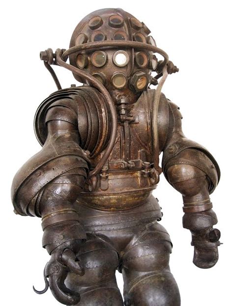 A diving suit is a garment or device designed to protect a diver from the underwater environment. antique-diving-suit-steampunk | Diving suit, Diving, Steampunk