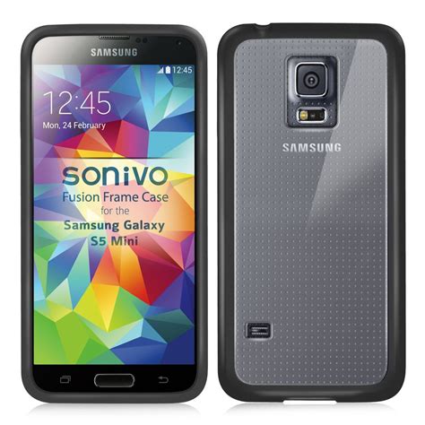 Sonivo Fusion Bumper Case Samsung Galaxy S5 Mini Black