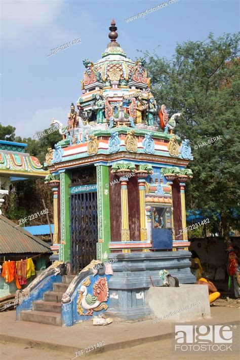 Small Shrine On Srirangam Island Part Of The Ranganatha Temple Complex