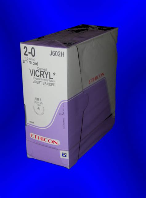 N Suture Vicryl Plus 2 0 Sh Needle Violet Braided 27in 797522