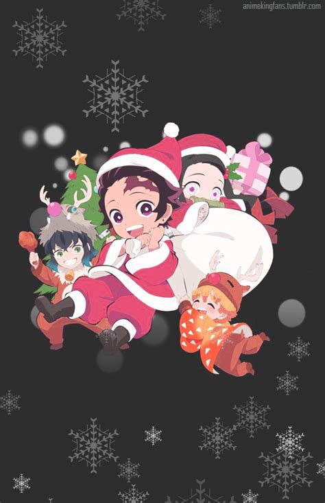 Kimetsu No Yaiba “ Merry Christmas” Anime Christmas Cute Anime