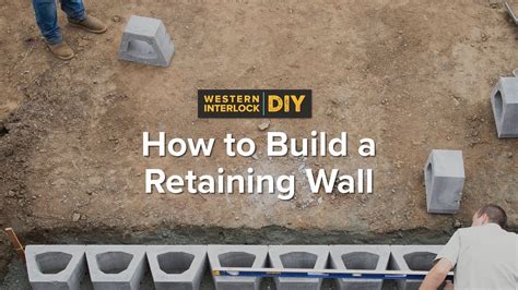 How To Build A Retaining Wall Step By Step Youtube