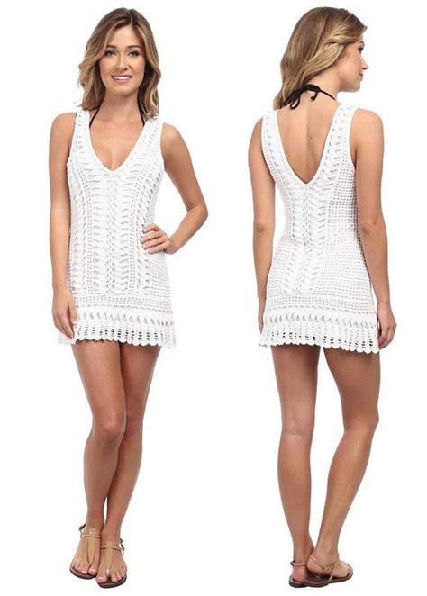 Crochet Dress Pattern Detailed Tutorial Crochet Mini Dress Crochet Summer Dress Woman Dress