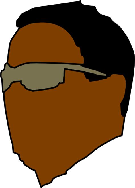 Cool Black Dude With Glasses Clip Art At Vector Clip Art