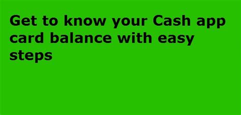 For some users, checking their. Best methods to Check Balance On Cash App Card