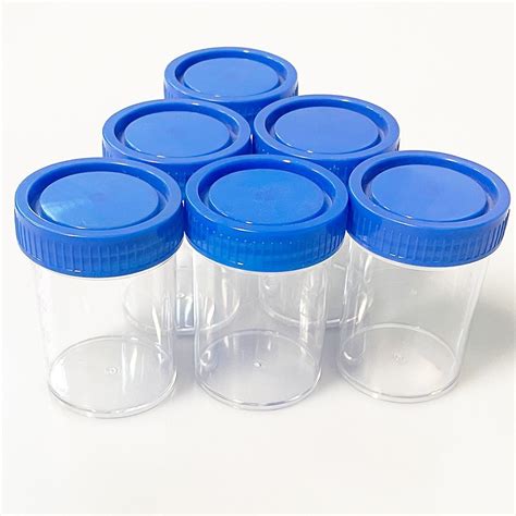 Urine Container Medical Disposable Pp Specimen Cup 40ml 60ml Plastic