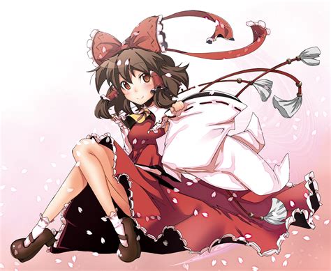 Hakurei Reimu Japanese Clothes Miko Touhou Anime Wallpapers