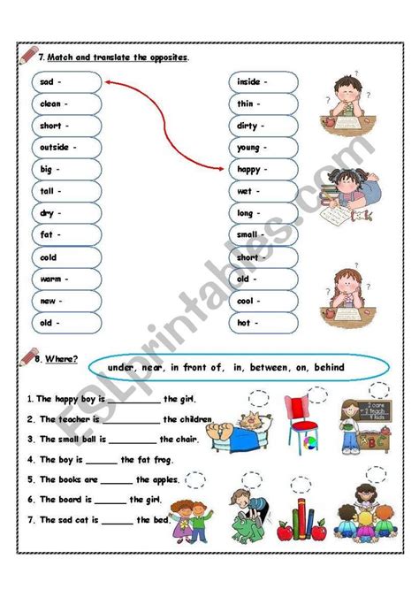 vocabulary revision  grade  pages vocabulary english