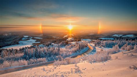 Download Mobile Wallpaper Winter Landscape Ural White Mountains