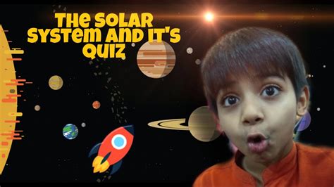 Learning Solar System With Quiz Solar System For Kids Fun Learning
