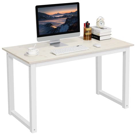 Buy Yaheetech Modern Computer Desk Writing Study Table Dining Table For