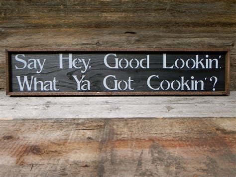 Kitchen Wall Decor Handmade Wood Sign Rustic Country Signs