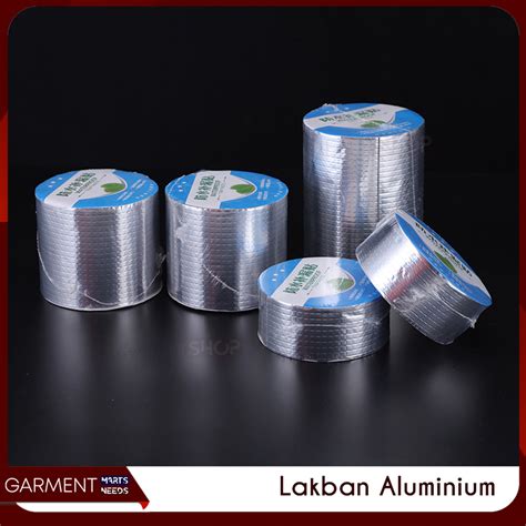 Jual Lakban Anti Bocor Alumunium Foil Tape Isolasi Tahan Panas Air Tambal Panci Pipa Seng Bocor