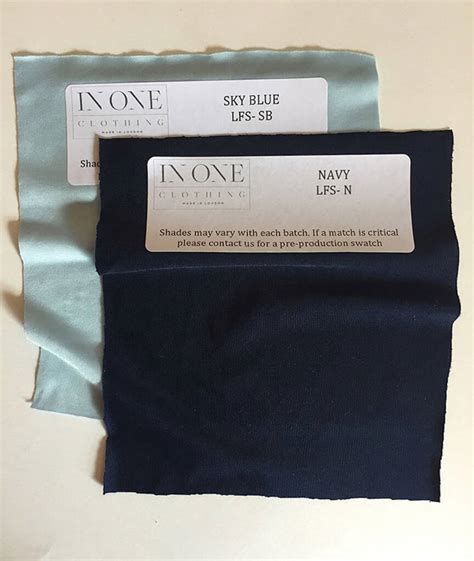 Large Individual Fabric Swatch By In One Clothing