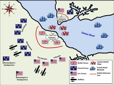 The Battle Of Yorktown Map Patrick Gray Flickr