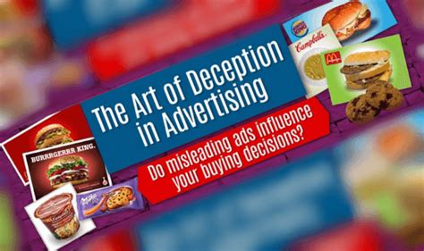 The Art Of Deceptive Advertising Infographic Visualistan