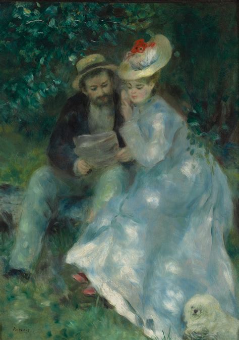 Auguste Renoir Confidences 1875 Art