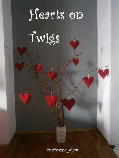 Carpediem Srca Na Grančicama Hearts On Twigs Valentine Table