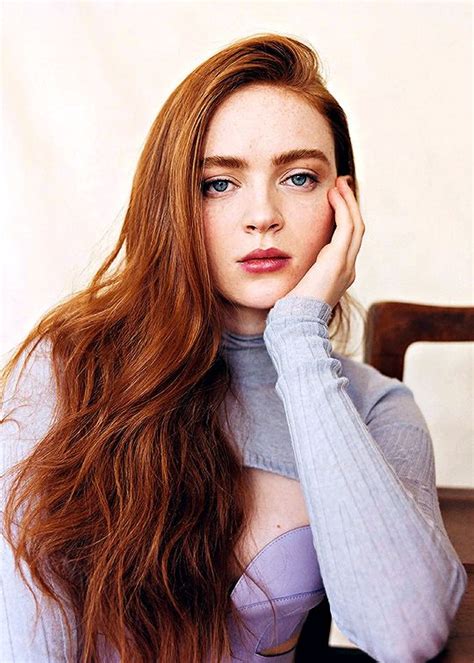 femaledaily sadie sink sadie redhead girlfriend