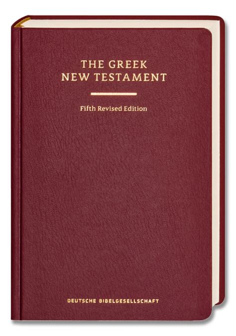 The Greek New Testament Biblische Wörterbücher Und Lehrbücher