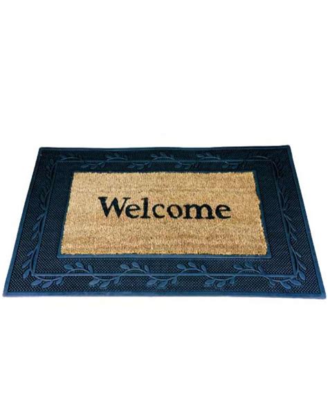 Welcome Mat Size 76cm X 45 Cm A Slip Resistant Rubber Backing