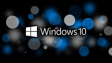 Download Wallpaper 2560x1440 Microsoft Windows 10 System Logo Circles