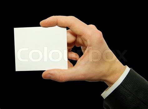 Business Card Stock Image Colourbox