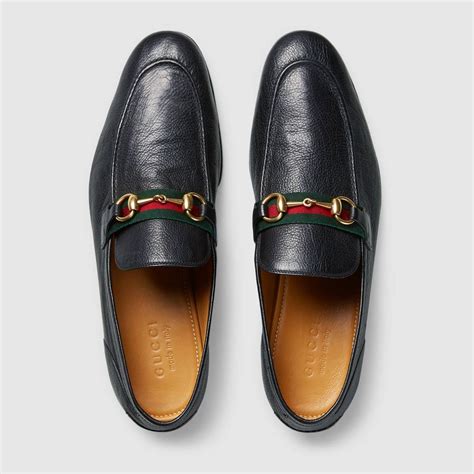 Gucci Horsebit Leather Loafer With Web Detail 3 Gucci Dress Shoes