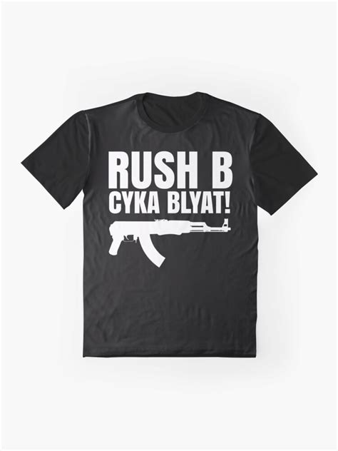 Rush B Cyka Blyat T Shirt By Elkin Redbubble