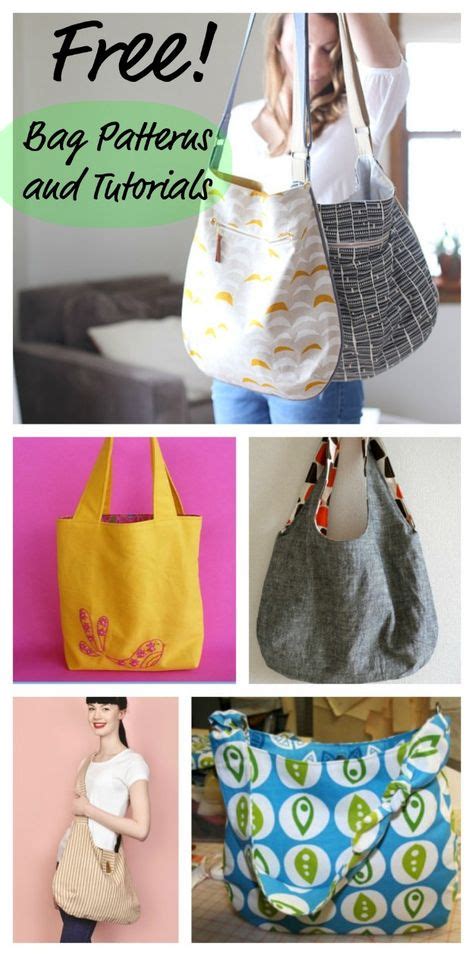 56 Fabric Bag Patterns Ideas Sewing Bag Sewing Bag Pattern