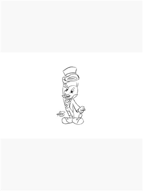 Jiminy Cricket Sketch Mug By Apparky Redbubble