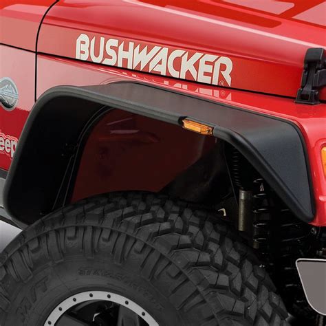 Bushwacker Jeep Wrangler 2001 Flat Style Matte Black Fender Flares